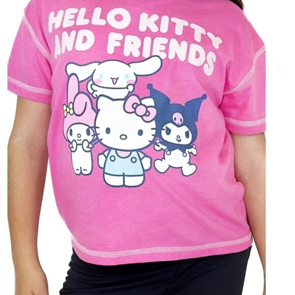 Girls Hello Kitty & Friends Girls Graphic T-Shirt 2-Pack Size M - Picture 7 of 15